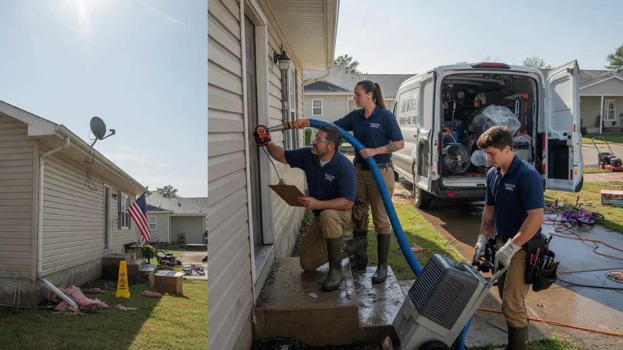 Ceiling Water Damage Restoration in Pleasanton, KS near me